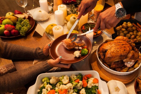 Thanksgiving con productos compostables